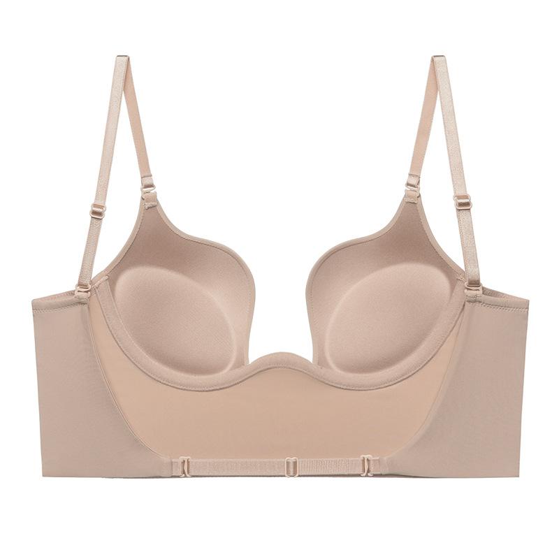 Бюстгальтер с открытой спиной, нижнее белье пуш-ап, сексуальный бесшовный невидимый бюстгальтер, чувственное нижнее белье, широкие бюстгальтеры для женщин