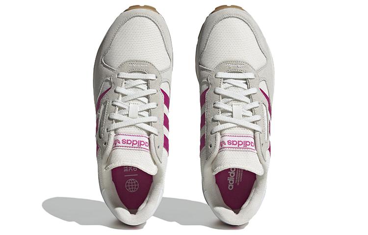 adidas Originals Трезиод Текстиль, Кожа Нескользящие Износостойкие Низкие Беговые Кроссовки Женские Серый Фиолетовый GY2454