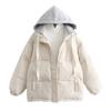 Winter Women's Fashion Academy Style Bread Coat Loose Cotton Jacket Female Cotton Coat