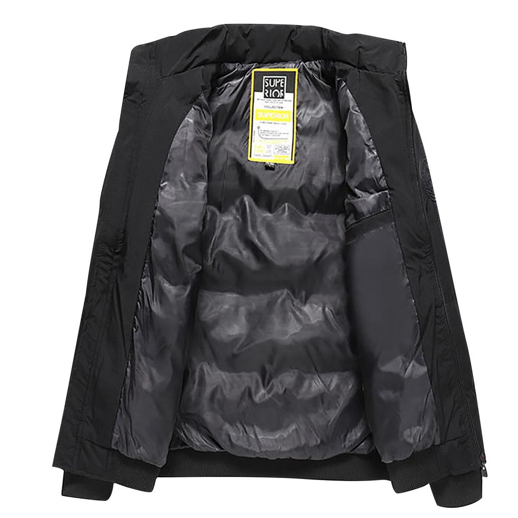 Мужская пуховая куртка, теплая хлопковая одежда, свободное пальто, хлебный костюм, утепленное теплое пальто