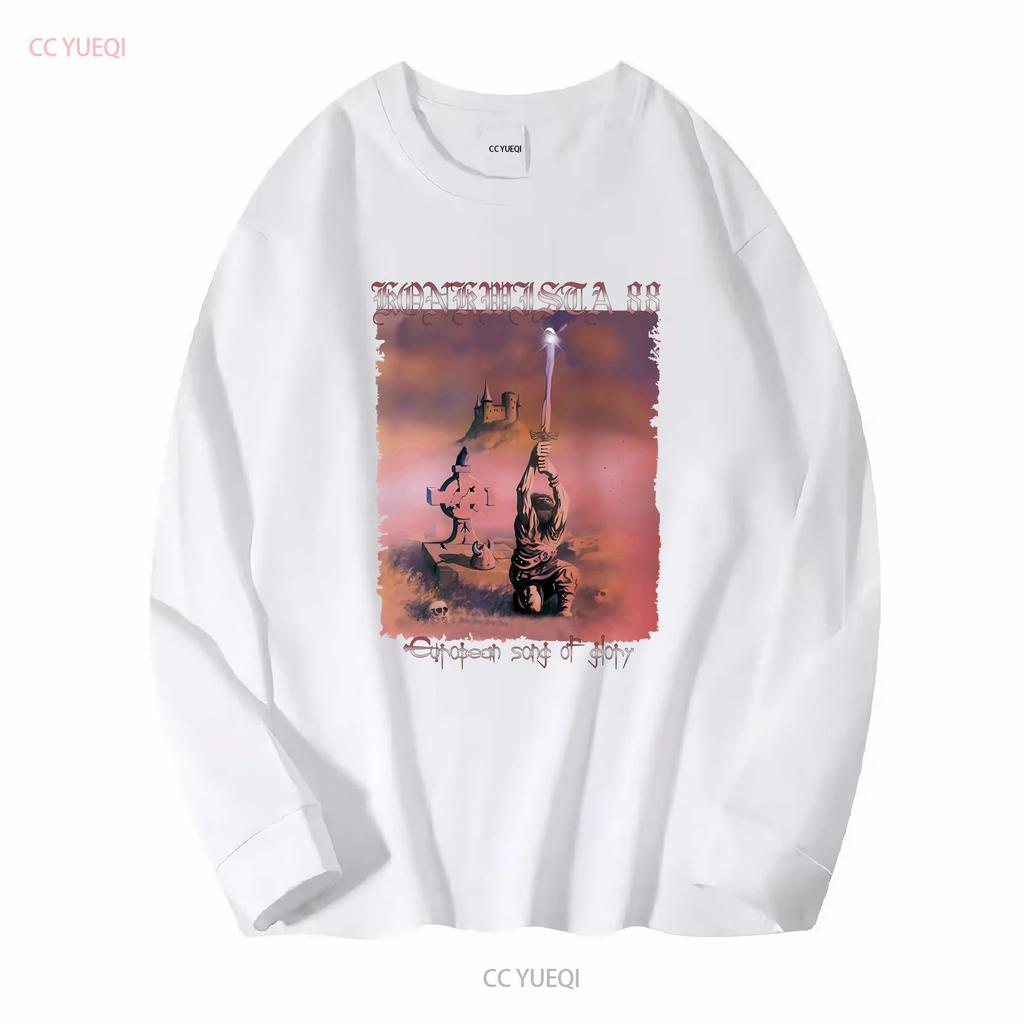 Новая Европейская Песня славы KONKWISTA 88 Классическая Футболка Мужская Женская S 5XL с длинным или коротким рукавом винтажная Стирка Дышащая Стильная