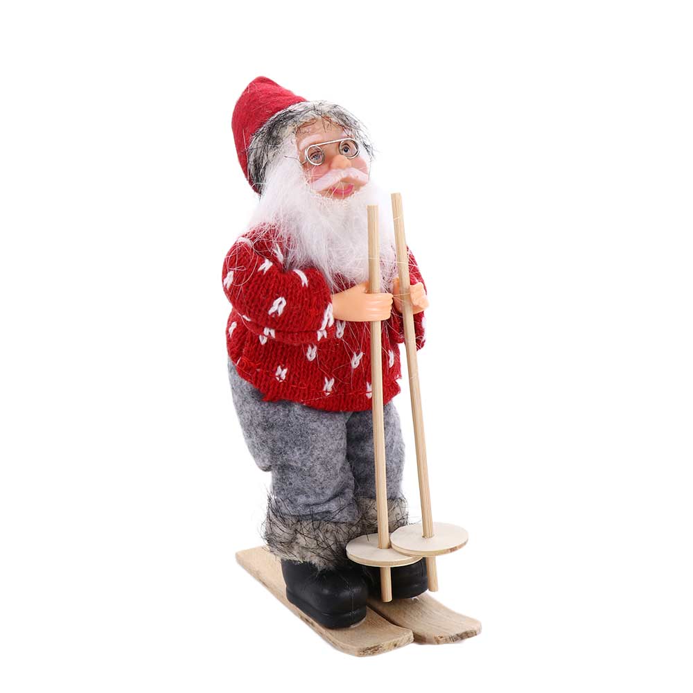 N1N Figurine Home Table Decor Santa Figure Hanging Pendants Santa Claus Doll Christmas Decorations