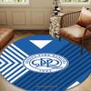 Queens Crest Football Round mat Home Decor, Chair rug For livingroom,Bedroom, doormat home decor Birthday Gift Christmas Gifts