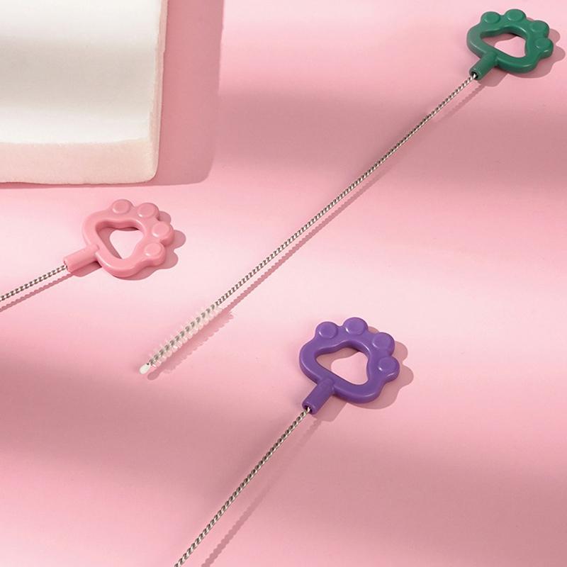 1 шт. Щетка для чистки питьевой соломинки, очиститель труб из нейлона и нержавеющей стали с длинной ручкой, щетки для чистки соломинки