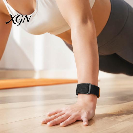 Comfortable Sleep Band for Daily Use Nylon Fitbit Air, Breathable Woven Sport Strap, Adjustable Replacement Fitness Tracker Bracelet Wristband