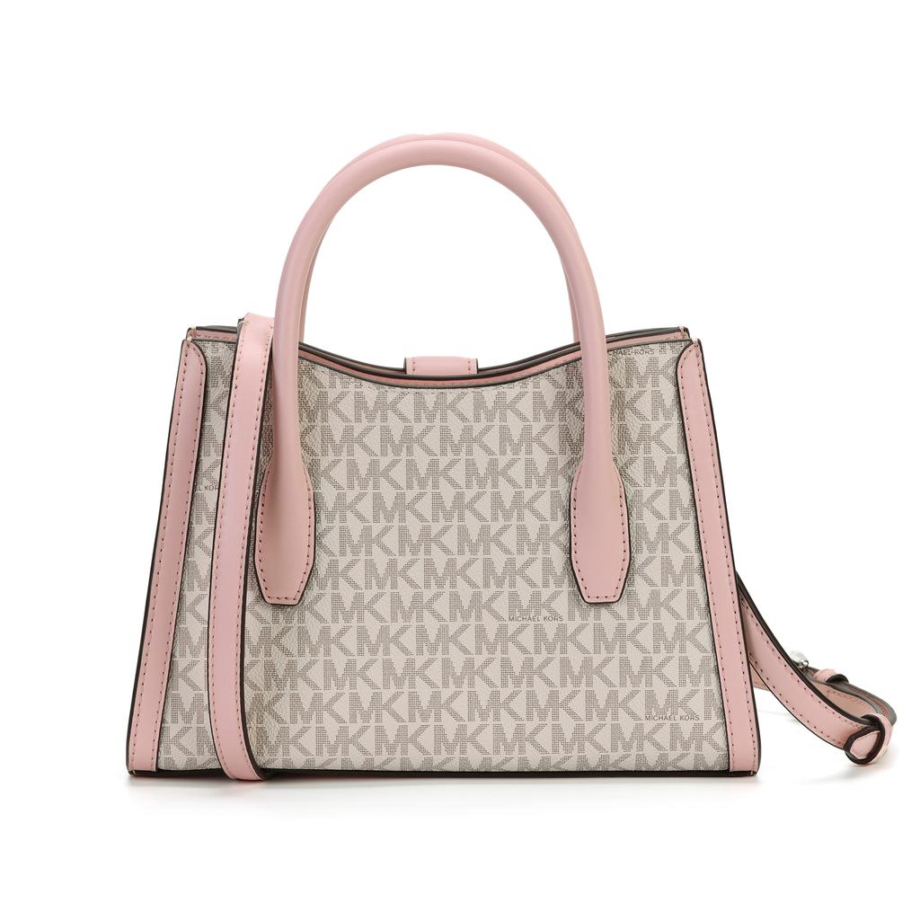 New MICHAEL KORS Gabby Polyester Handbag, Shoulder Bag, Crossbody Bag Small Women's Gray & Pink 35S3S5GS5B-640
