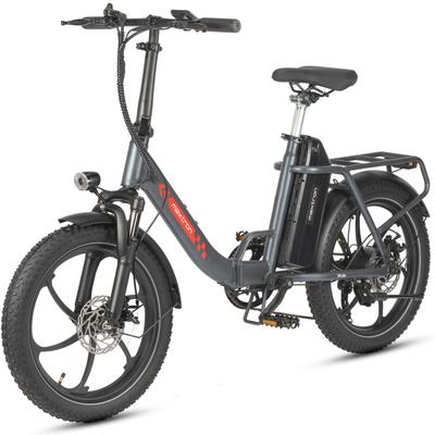 Maxturn MULE City Удобный складной электрический велосипед Аккумулятор 48V20Ah Запас хода 70 км 20-дюймовые широкие шины Максимальная скорость 25 км/ч Грузоподъемность 120 кг Электровелосипед с сиденьем для пассажира