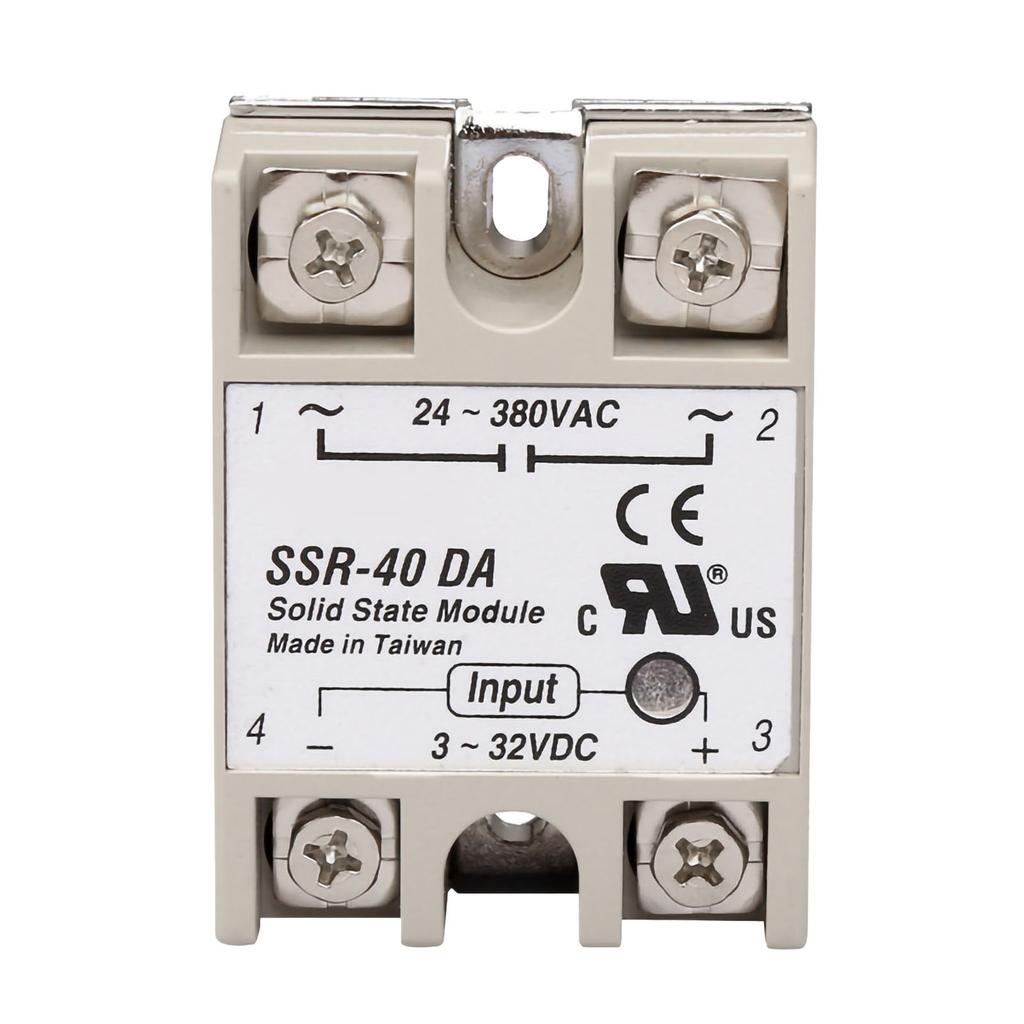 Single Phase Solid State Relay Low Noise No Spark Relay Module for Power Control Application SSR