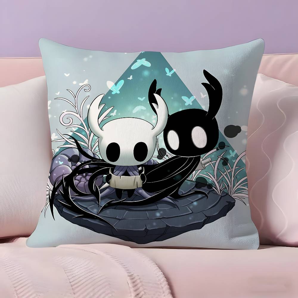 Игры H-Hollow Knights Наволочка Наволочка Ультра Мягкая Кожевенная Ткань Облачный Комфорт и Скрытая Молния