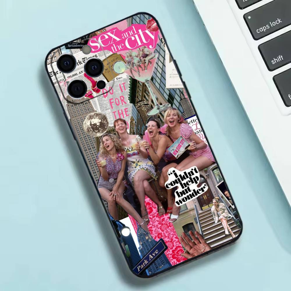 Чехол для телефона Sex And The City Силиконовый Мягкий Для IPhone 17 16 15 14 13 12 11 X XR Plus Pro Max Plus