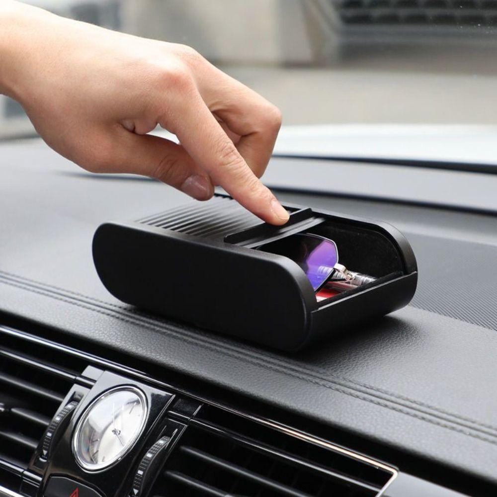 Auto Organizer Storage Case Cell Phone Coin Box Pocket Dashboard Armrest Mounting Car Interior Storage Box Organize Box