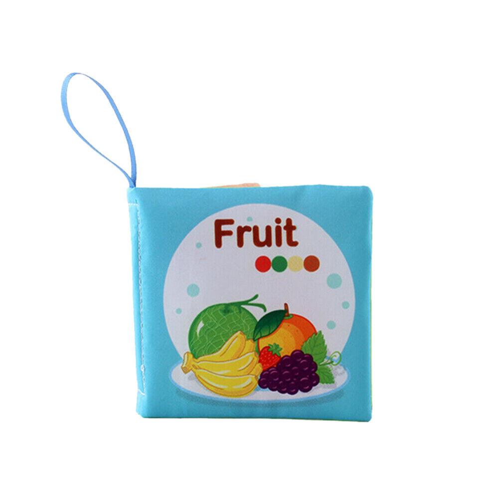 Soft Cloth Book For Early Education Of English Animals And Transportation