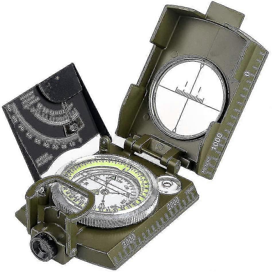 Professional Multifunctional Compass, All Metal Military Waterproof High-precision Compass