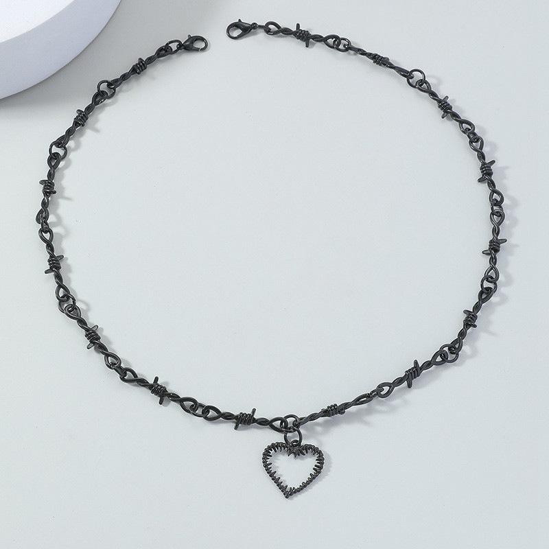 Колючая проволока Маленькая проволока Хип-хоп аксессуары Готический панк стиль Колючки Колючки Цепь