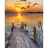 5D Diy Diamond Painting Sunset Broken Bridge Diamond Embroidery Cross Stitch Home Decor Handmade Gifts