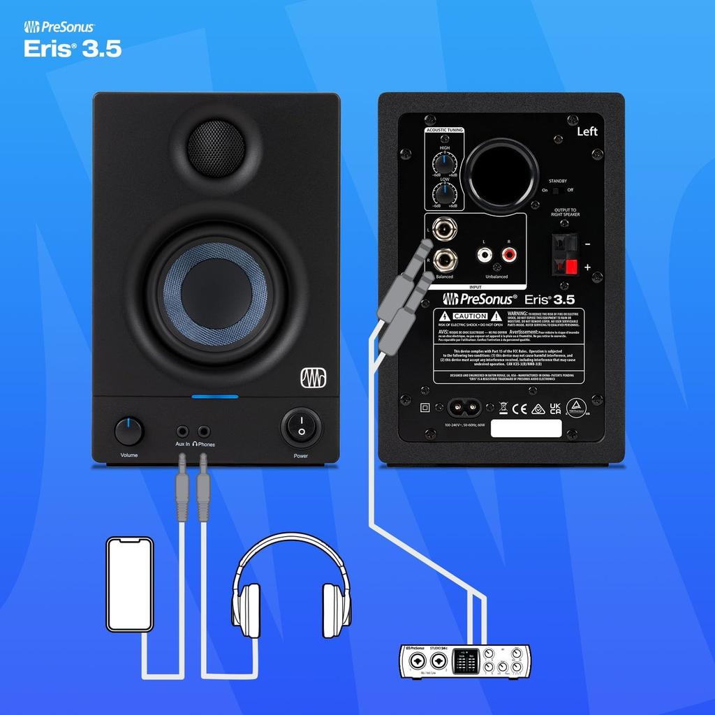 Eris Active Monitor 3.5(2nd GEN) 2-way (pair)