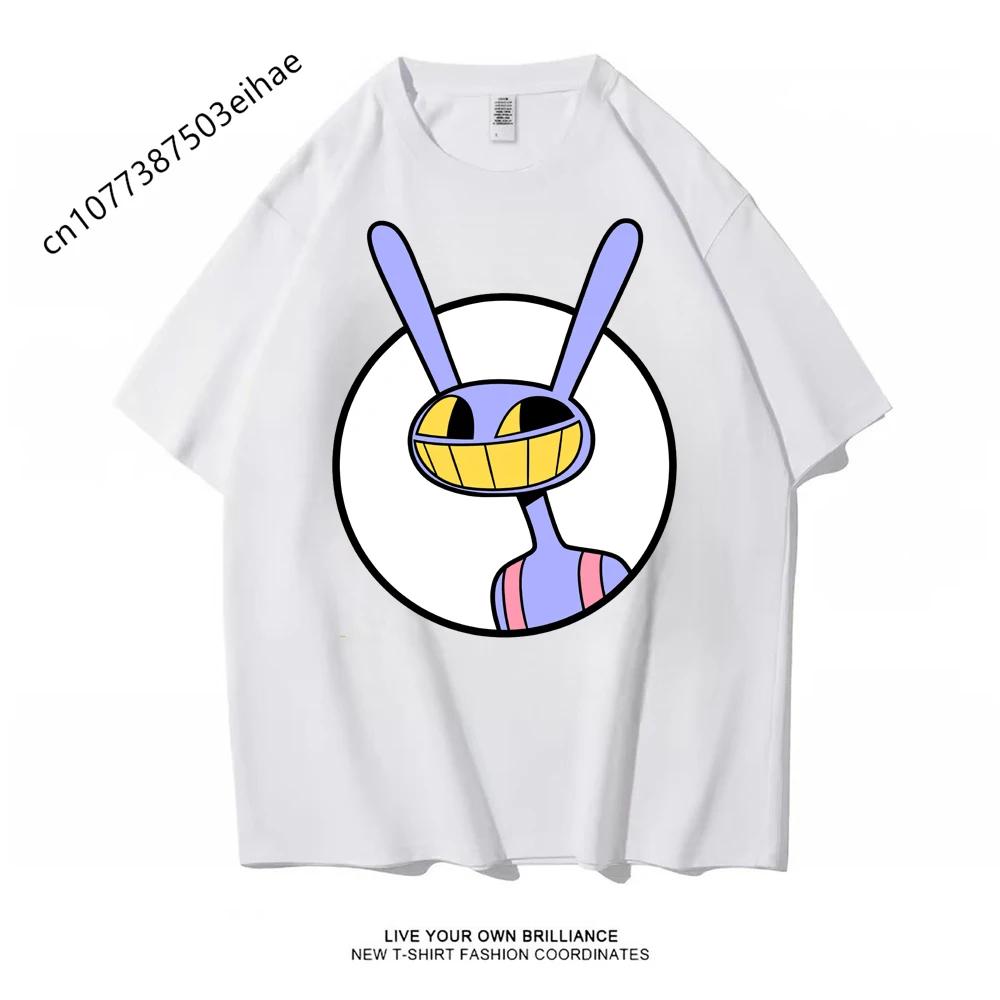 Magical Digital Circus Peripheral T-shirt Retro T-shirt Summer Fashion Hip-hop Y2K Top Fan Enthusiast Printed Top Street Style