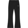2023 Autumn New Simple Slim Fit Knitted Flared Pants Men Pants Black F11W348601FBK