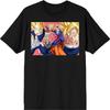 Классическая черная футболка с группой персонажей Dragon Ball Z
