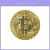 Памятная монета Bitcoin с металлическим основанием и акриловым дисплеем для деловых подарков