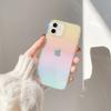 Luxury Aurora Transparent Phone Case For Iphone 12 13 11 Pro Max 7 8 Plus X Xr Xs Max Se 2020 Fashion Laser Rainbow Soft Cover