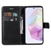 For Samsung Galaxy A36 5G Leather Wallet Case with Strap Solid Color Phone Stand Cover