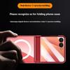 For Samsung Galaxy Z Flip7 5G Magnetic Case Hard PC+Acrylic Phone Cover with HD Rear Small Screen Protector