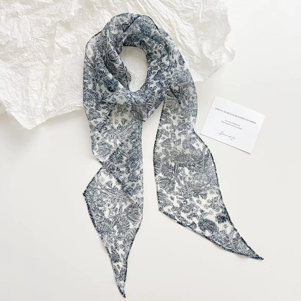 100% Nature Silk Scarf Fashion Women Scarves Shawl Hijab Bandana Kerchief Pashmina Neckerchief Foulard Female Echarpe 10*150cm