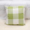 Sofa Pillow Plaid Nordic Office Pillow Bed Backrest Car Waist Pillow Cover