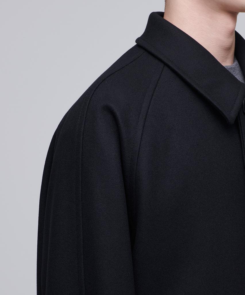 Musinsa Standard Mtr Oversized Balmacaan Coat [Black]