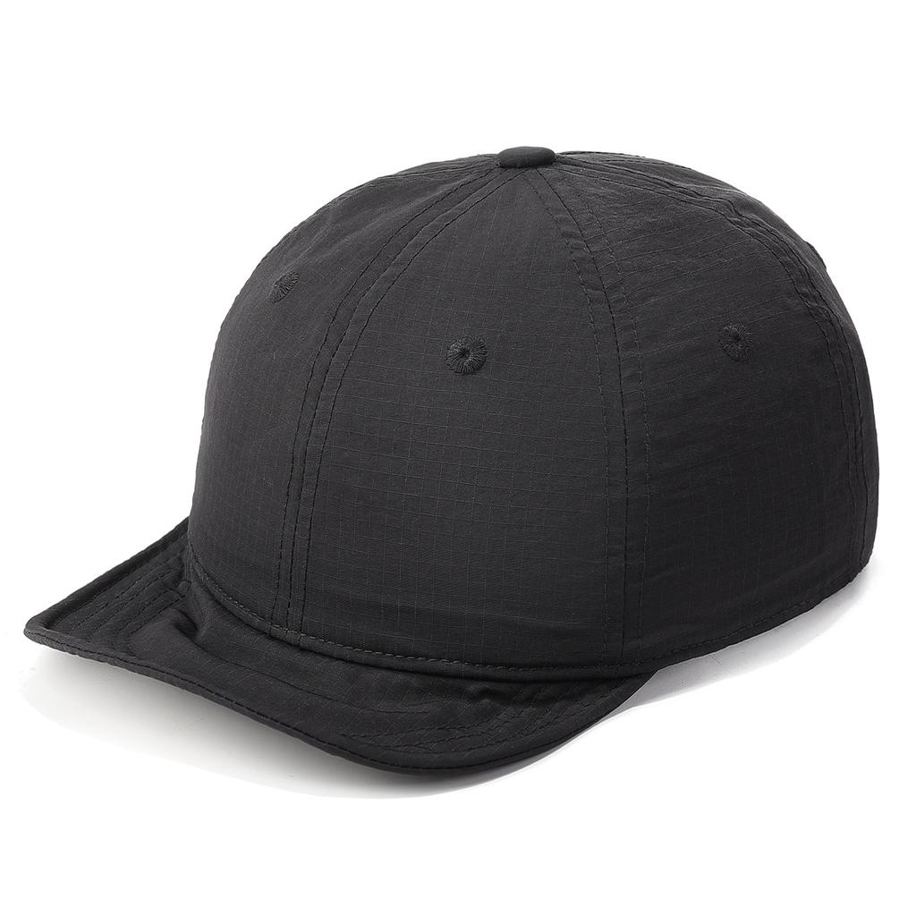 Back drawstring, soft brim, quick-drying, plain baseball cap, fully enclosed work cap, short brim cap, duckbill cap