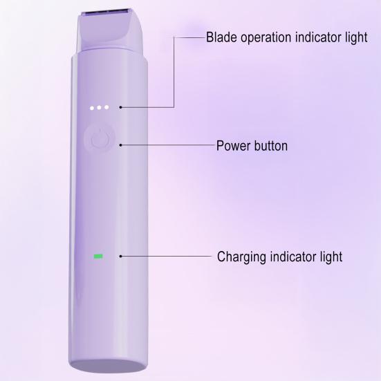 Женская электробритва с двумя головками, USB-перезаряжаемая, водонепроницаемая, портативная, для лица, тела, зоны бикини, рук, ног, эпилятор, бритва, триммер