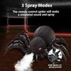 Новый RC робот-паук с дистанционным управлением, игрушка паук-стрекоза, пчела с распылителем/светом/музыкой, подарок для мальчиков 6-12 лет, детские игрушки на Хэллоуин, Пасху