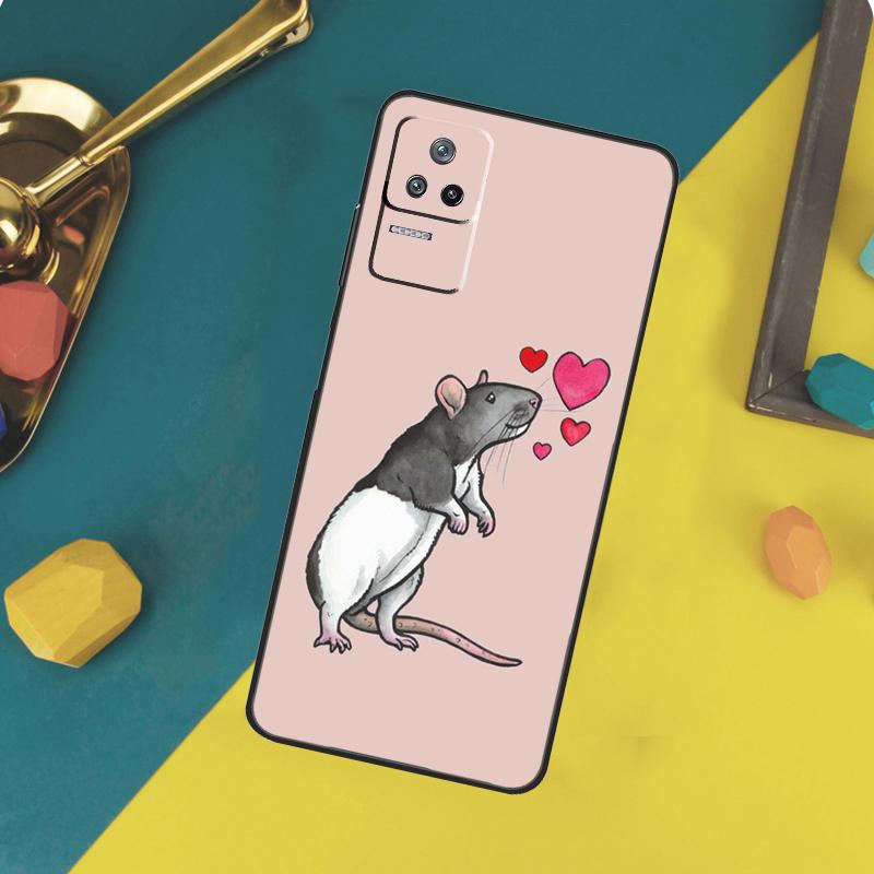 Чехол Мышь Крыса Для Xiaomi 14T Pro 11T 12T 13T 13 14 15 Ultra POCO X7 Pro X3 X5 X6 M6 F5 F6 Pro Funda