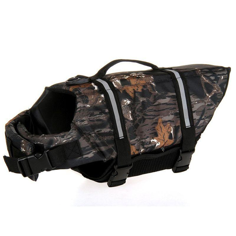 Безопасный и стильный жилет для питомца, спасательный жилет для собаки со светоотражающими полосами для улучшения видимости