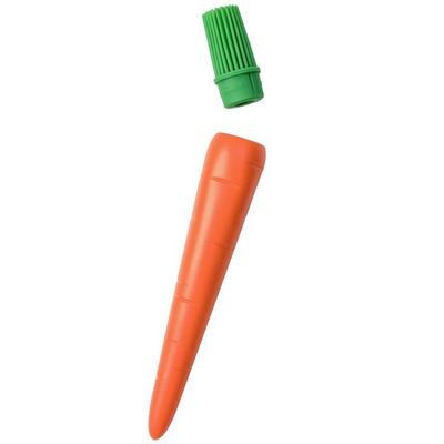 Силиконовая щетка для масла для барбекю, креативная щетка в форме моркови для безопасного и долговечного приготовления пищи