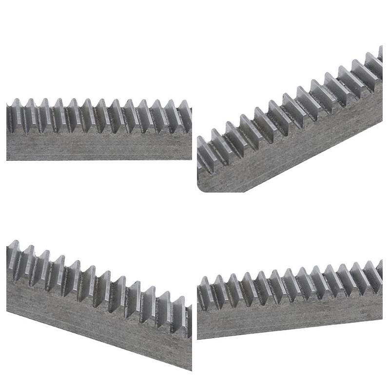 1pc Length 500mm 1M 1.5M 2M Gear Rack 1 1.5 2 Module Straight Teeth Drive Rack 10x10 10x12 12x12 15x15 15x20 20x20 45# Steel
