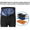 Compression Fit Body Shaper Hot Thermo Men Loss Leggings Sweat Absorption Pants  Sauna Use
