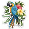 Blue Parrot Car Sticker Vinyl Decal Waterproof Rear Window Motorcycle Camper Bumper Truck Laptop Decoration Y163