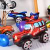 3D Стерео Мультяшный Сборный Автомобиль Алюминиевая Пленка Hot Wheels Вечеринка Воздушный Шар День Рождения Стоящая Игрушка Украшение 3D Пазл Гоночный Автомобиль