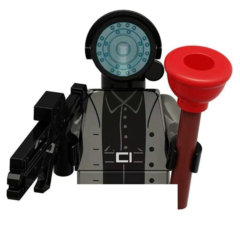 Мини-туалетные блоки, игрушки, аниме-игры, фигурки, строительные кирпичи, игрушки, подарок