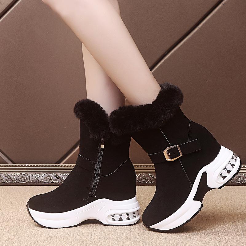 Women Boots Winter Warm Fur Sneakers Platform Snow Boots Women Ankle Boots Female Causal Shoes Ankle Boots for Women