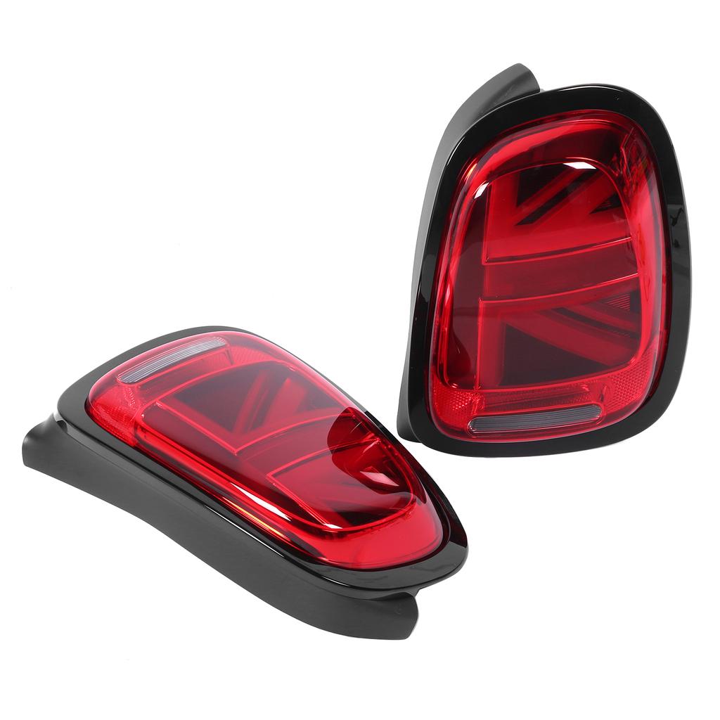 VLAND JCW Union Jack Full LED Tail Lights Red Lens Fits For F55 F56 F57 2014?2020