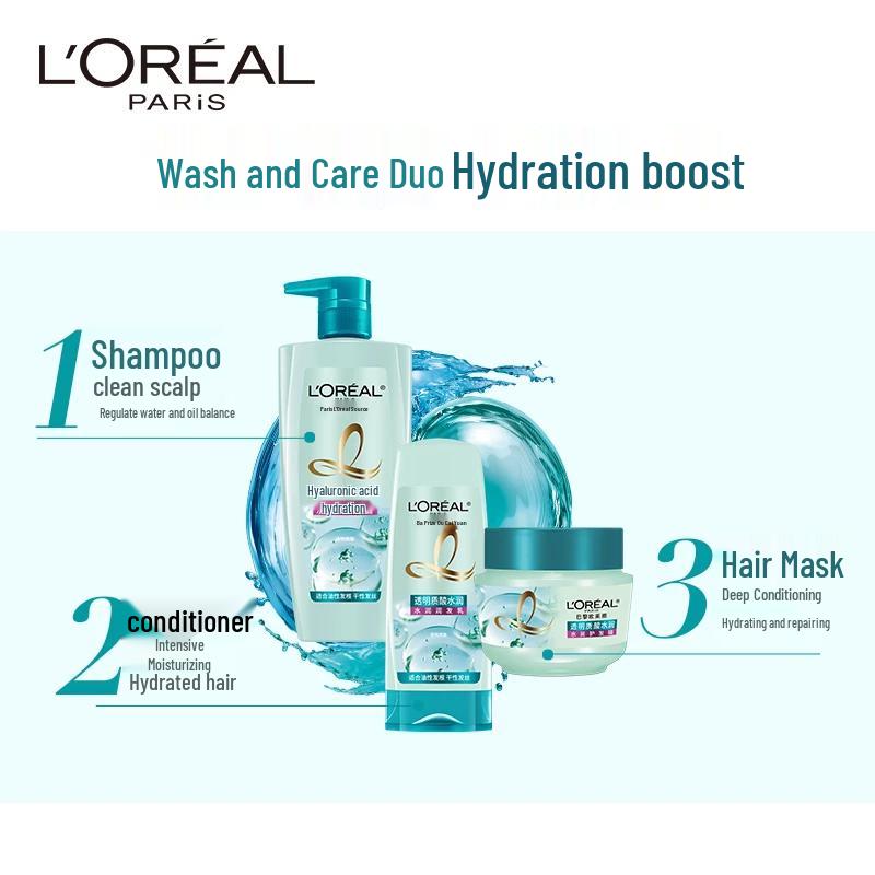 L'Oréal Увлажняющий шампунь против перхоти с гиалуроновой кислотой
