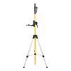Leveling Tool Telescoping Pole Aluminum Alloy 4.8m Laser Telescopic Rod with Stabilizer and Tripod