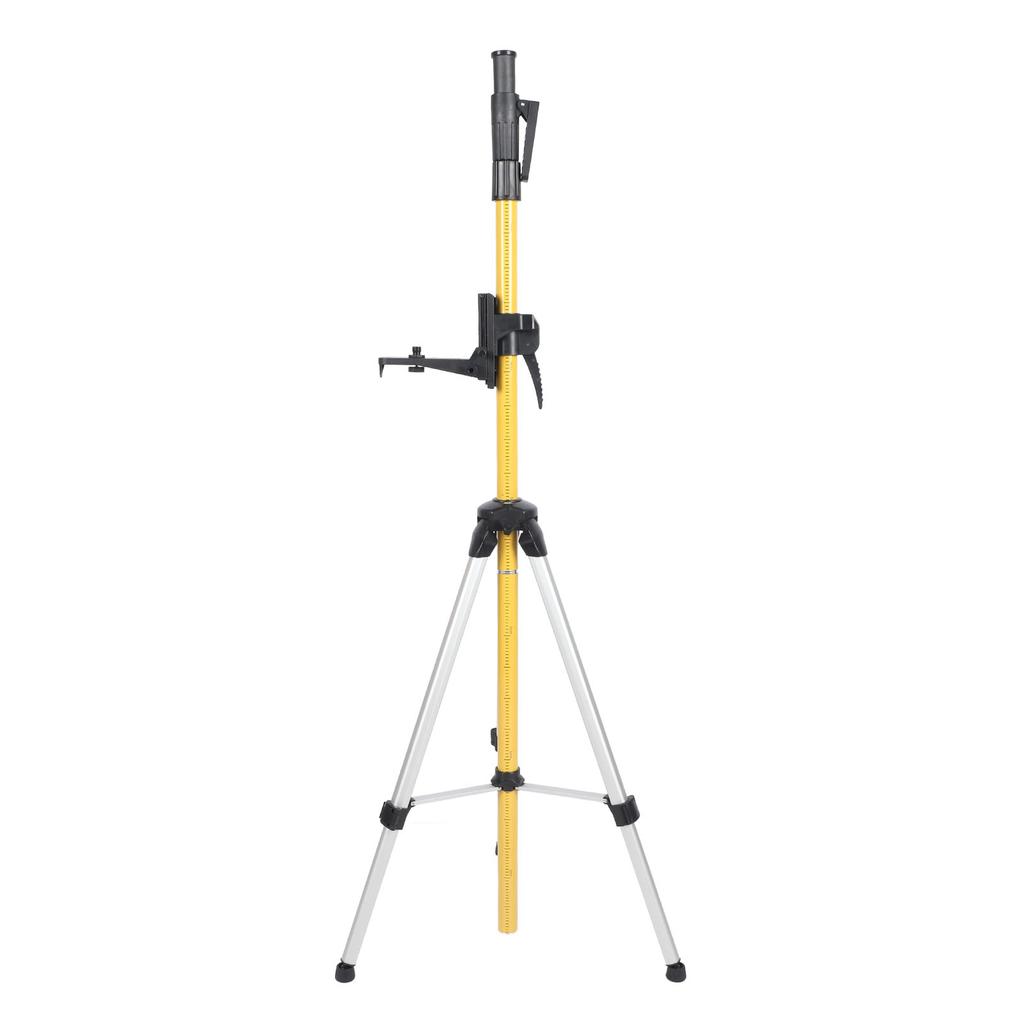 Leveling Tool Telescoping Pole Aluminum Alloy 4.8m Laser Telescopic Rod with Stabilizer and Tripod