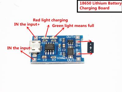 1 шт. Micro USB 5 В 1 А 18650 TP4056 литиевый аккумулятор зарядное устройство модуль зарядная плата с защитой двойные функции 1 А литий-ионный