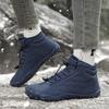 Зимние хлопковые ботинки мужские и женские новые уличные походные ботинки мужские бархатные теплые зимние ботинки пятипалые утолщенные хлопковые ботинки женские