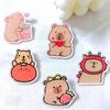 New Capybara Acrylic Badge Animals Cute Bag Pin Fashion Capybara Brooch