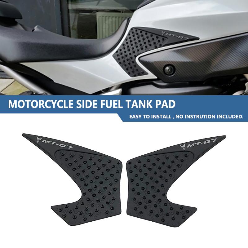 Sticker Anti Slip Fuel Tank Pad Side Gas Knee Grip For Yamaha MT07 MT-07 MT 07 2013 2014 2015 2016 2017 Motorcycle